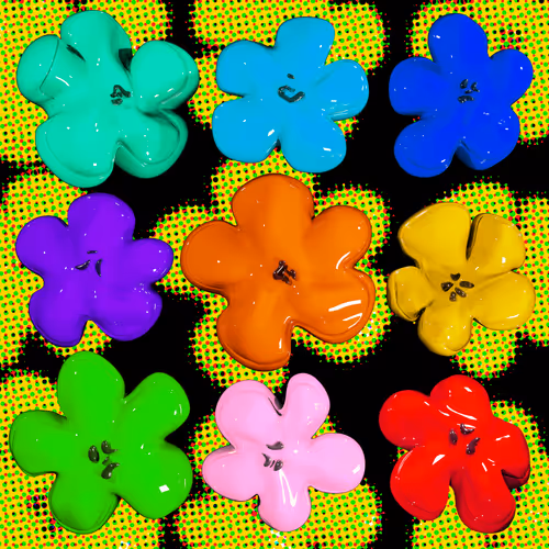 Flowers Flowers Flowers By Philip Colbert