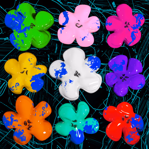 Flowers Flowers Flowers By Philip Colbert