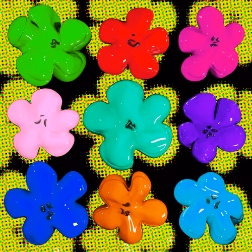 Flowers Flowers Flowers By Philip Colbert