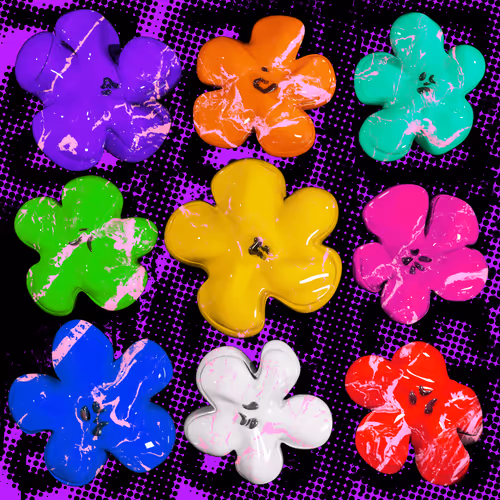 Flowers Flowers Flowers By Philip Colbert