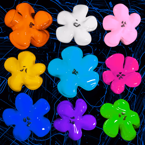 Flowers Flowers Flowers By Philip Colbert