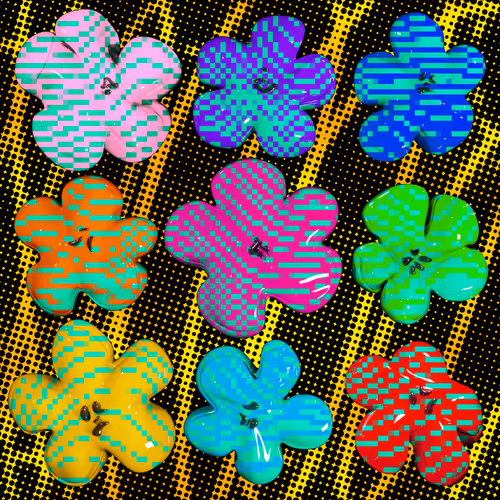 Flowers Flowers Flowers By Philip Colbert