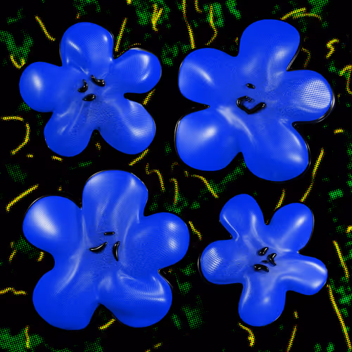 Flowers Flowers Flowers By Philip Colbert