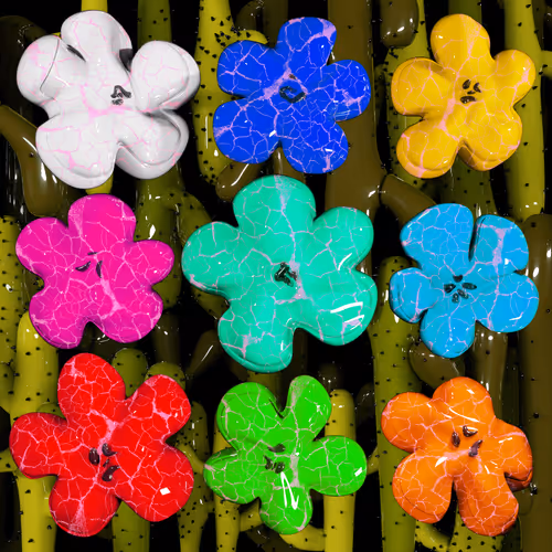 Flowers Flowers Flowers By Philip Colbert