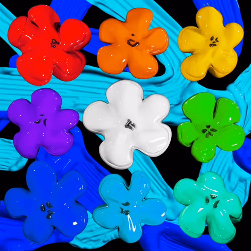 Flowers Flowers Flowers By Philip Colbert
