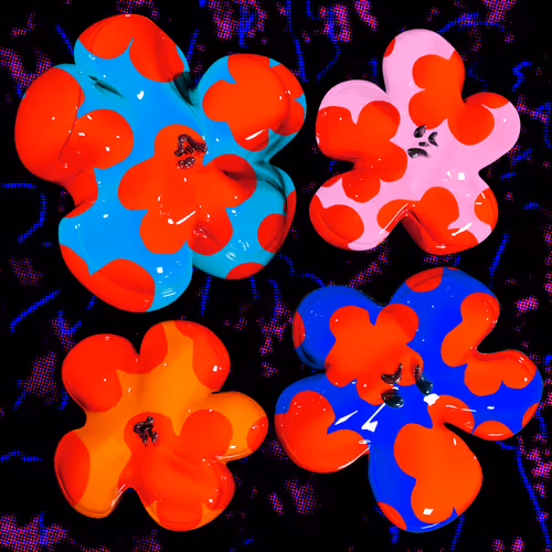 Flowers Flowers Flowers By Philip Colbert