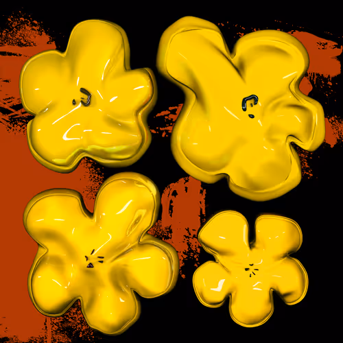 Flowers Flowers Flowers By Philip Colbert