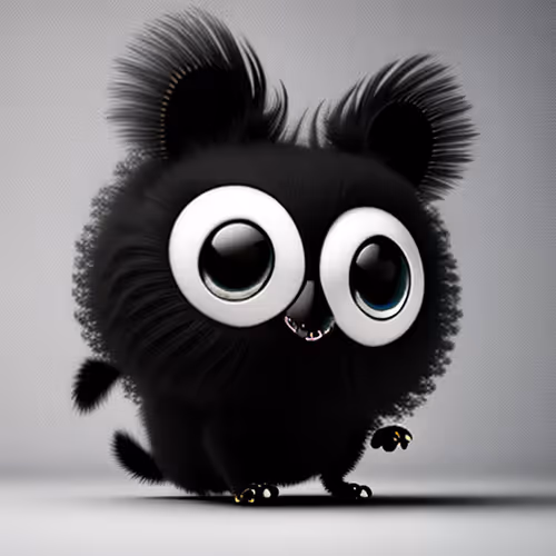 Snowflakes in black and white