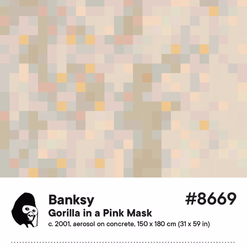 Gorilla in a Pink Mask #8669