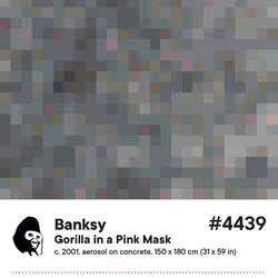 Gorilla in a Pink Mask #4439
