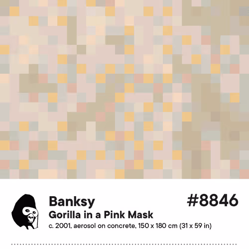 Gorilla in a Pink Mask #8846