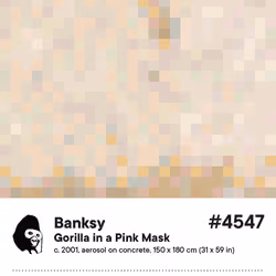 Gorilla in a Pink Mask #4547