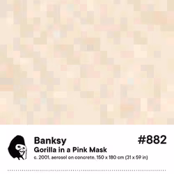 Gorilla in a Pink Mask #882