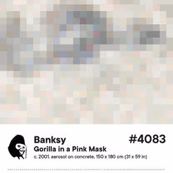 Gorilla in a Pink Mask #4083
