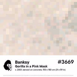 Gorilla in a Pink Mask #3669