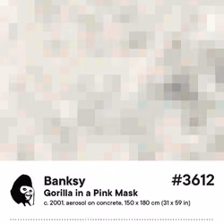 Gorilla in a Pink Mask #3612