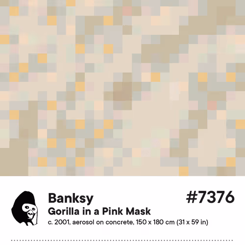 Gorilla in a Pink Mask #7376