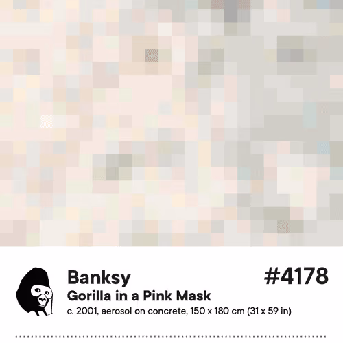 Gorilla in a Pink Mask #4178