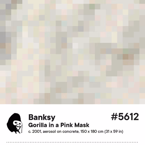 Gorilla in a Pink Mask #5612