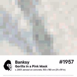 Gorilla in a Pink Mask #1957