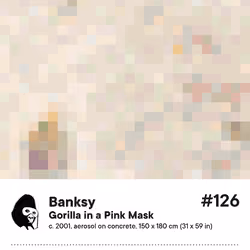Gorilla in a Pink Mask #126