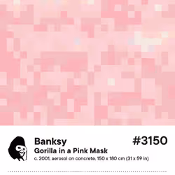 Gorilla in a Pink Mask #3150