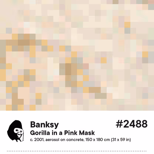 Gorilla in a Pink Mask #2488