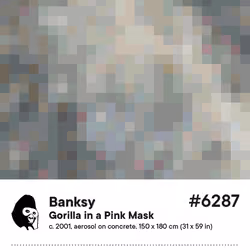 Gorilla in a Pink Mask #6287