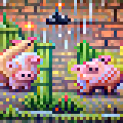 #986 The pigs are dancing in the banana rain