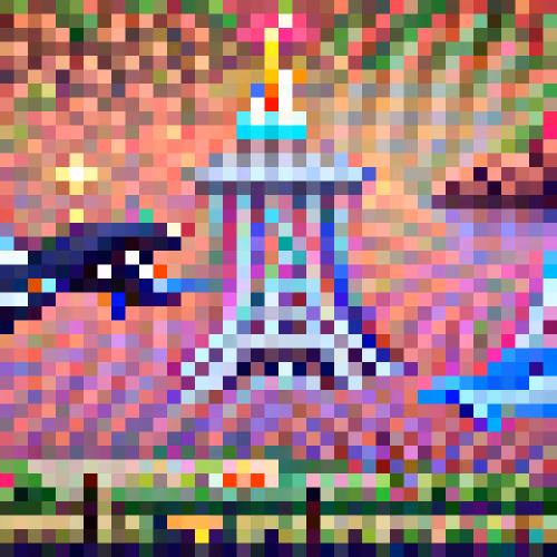 #971 The orcas are doing cartwheels by the eiffel tower