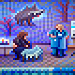 #670 The wolves are discussing at the hospital