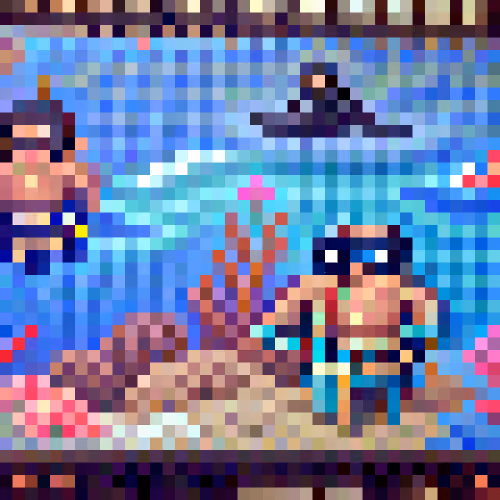 #692 The samurai are freediving in a bluehole