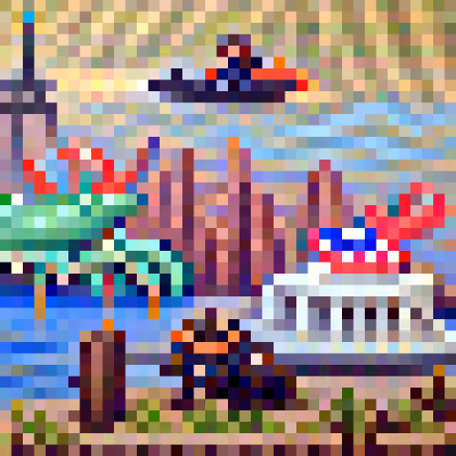 #966 The crabs are riding jetskis by the statue of liberty