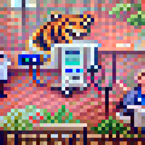 #934 The tigers are discussing at the hospital