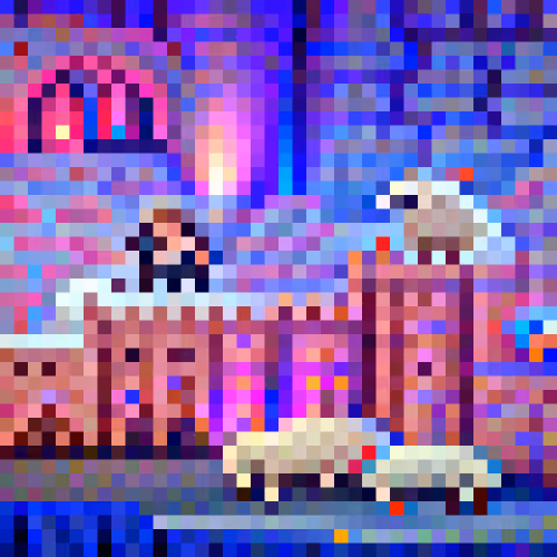 #203 The sheep are building a castle