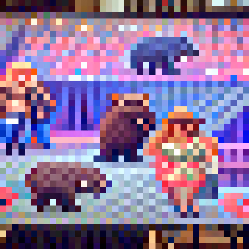#612 The bears are having a fashion show