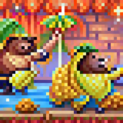 #135 The bears are dancing in the banana rain