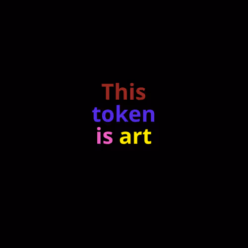 Is Art (Token, Democratic Palette)