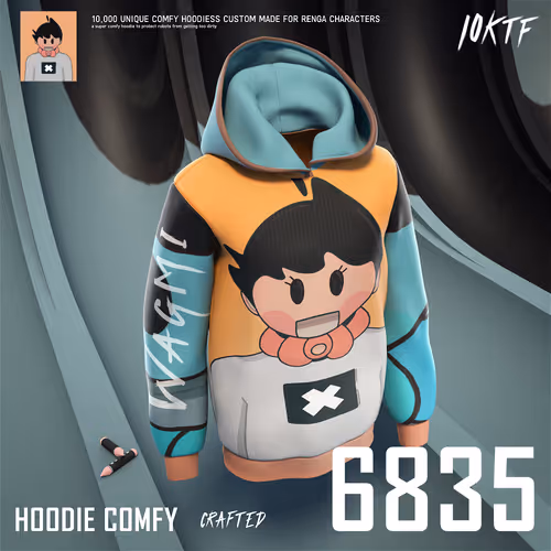 RENGA Comfy Hoodie #6835
