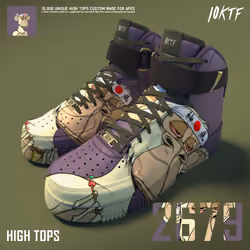 Ape High Tops #2679