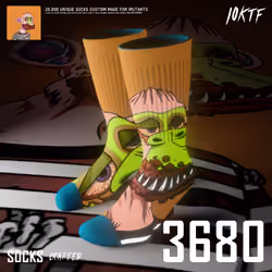 Mutant Crew Socks #3680