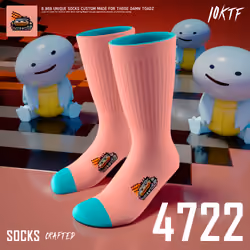 Toadz Crew Socks #4722
