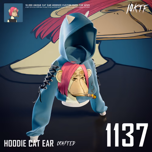 Ape Cat Ear Hoodie #1137