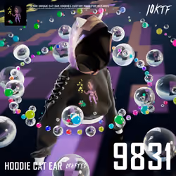 Wizard Cat Ear Hoodie #9831