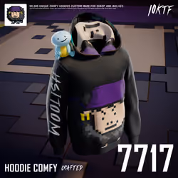 Wolf Comfy Hoodie #7717