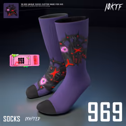 HV-MTL Crew Socks #969