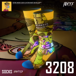 Mutant Crew Socks #3208