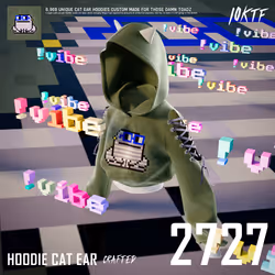 Toadz Cat Ear Hoodie #2727