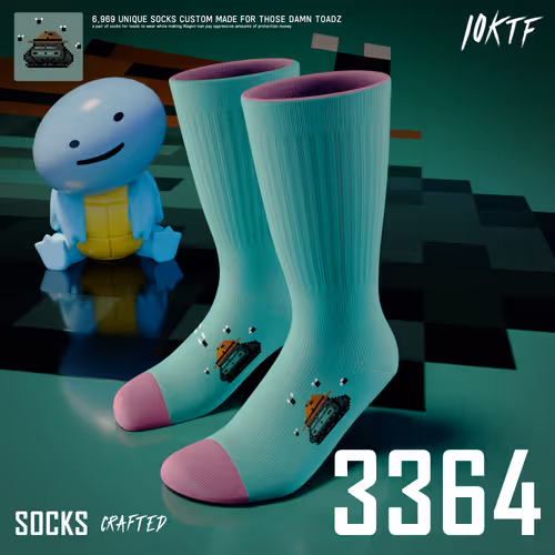 Toadz Crew Socks #3364
