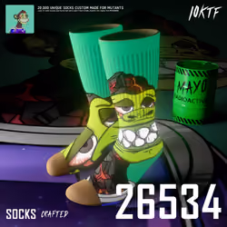 Mutant Crew Socks #26534